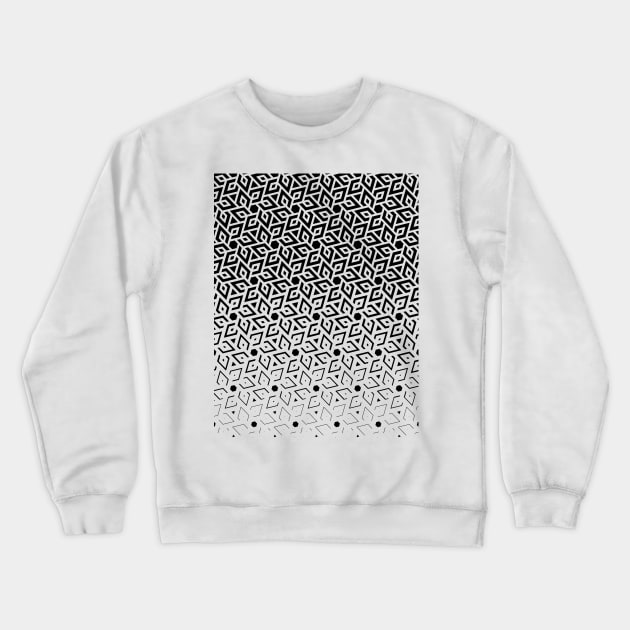 Geometric Tattoo Style Pattern Crewneck Sweatshirt by terrordro.me